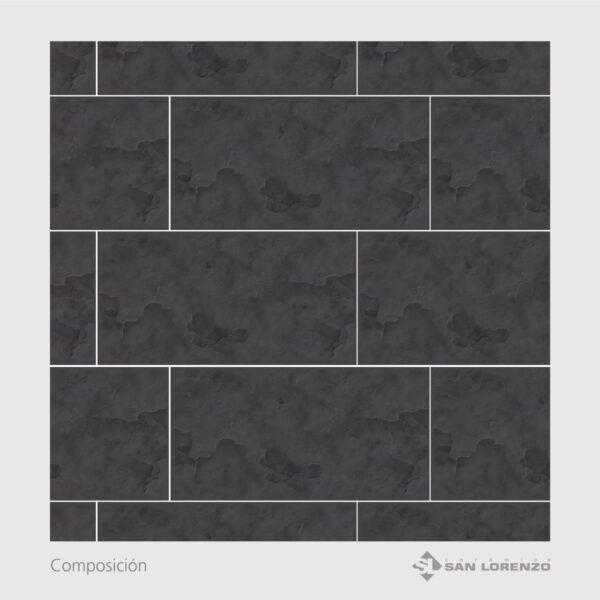Laja Negro 31x60(Caja)1,68m2 - Imagen 5